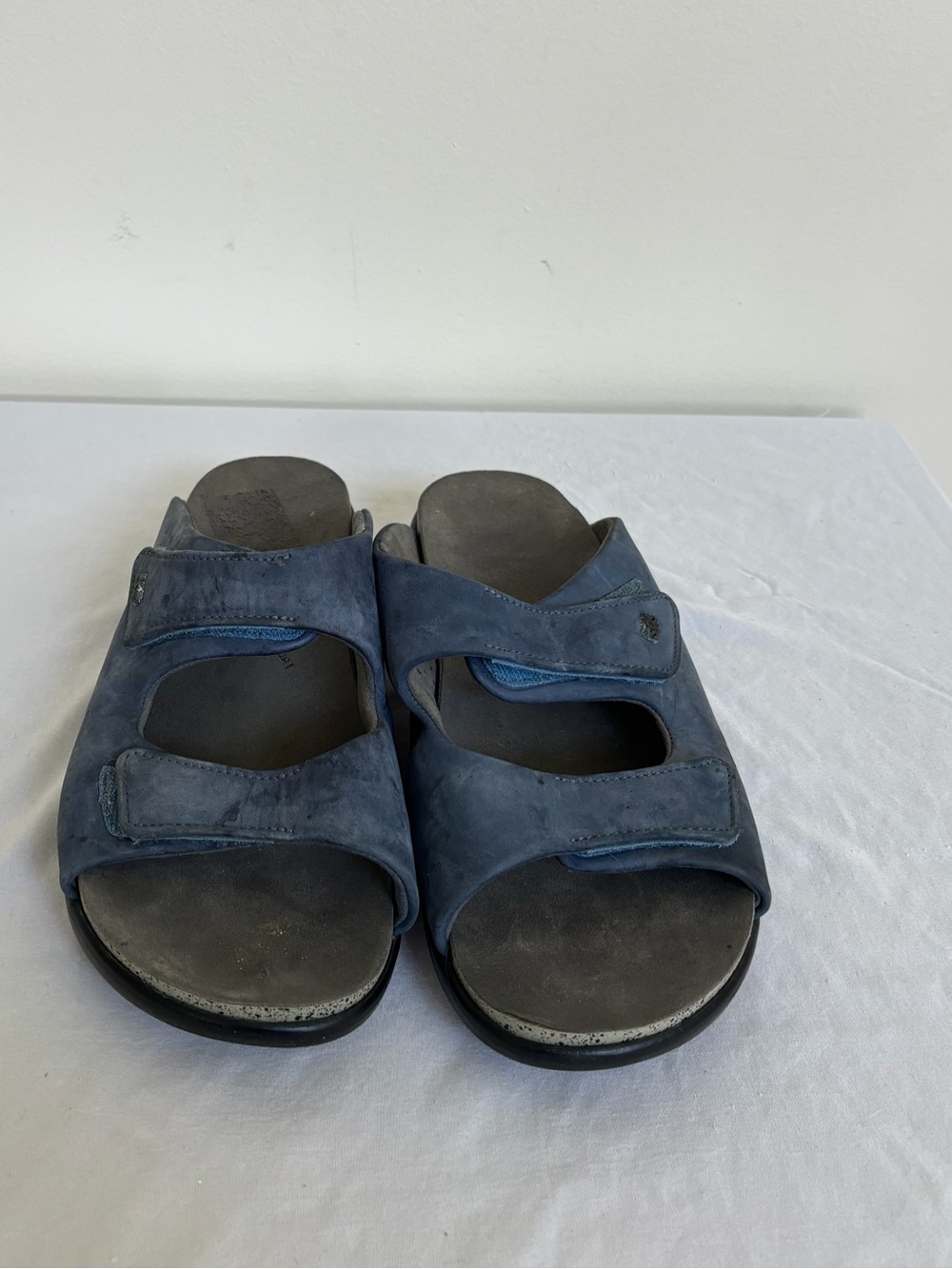 SAS Women's SAS Women's Shoes Cozy Sandal Web Linen Blue Sandals Size 9 M Womens